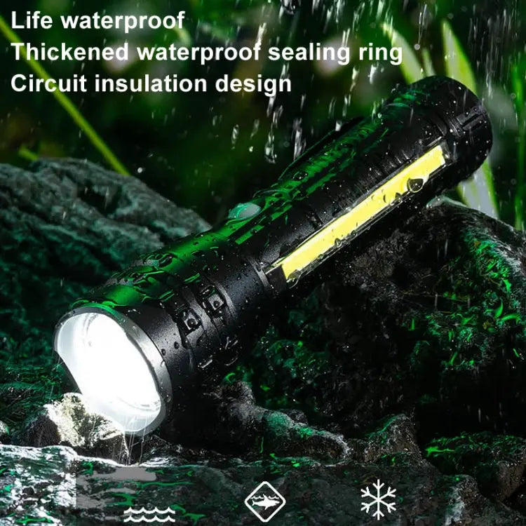 E-SMARTER P27 Pen Clip Strong Light Flashlight Laser Wick High Bright Side Light Outdoor Emergency Adventure Flashlight, P27 Great Deal Offers