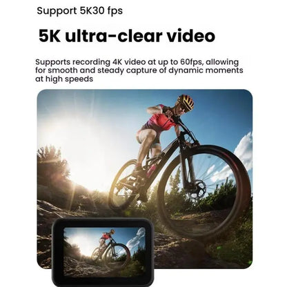 VIRAN V11 Dual-Color Screen 5K HD IP68 Waterproof Six-Axis Anti-Shake Sports Camera(Black) Vitrax