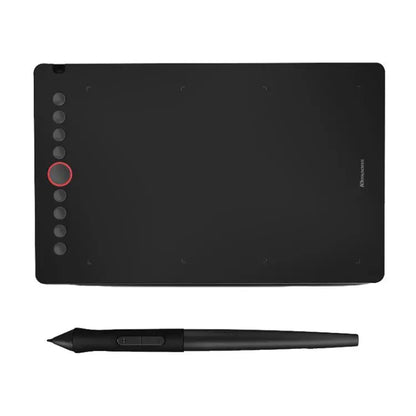 10Moons I6 Digital Drawing Tablet Compatible With Mobile Phones Computers(Black) Vitrax