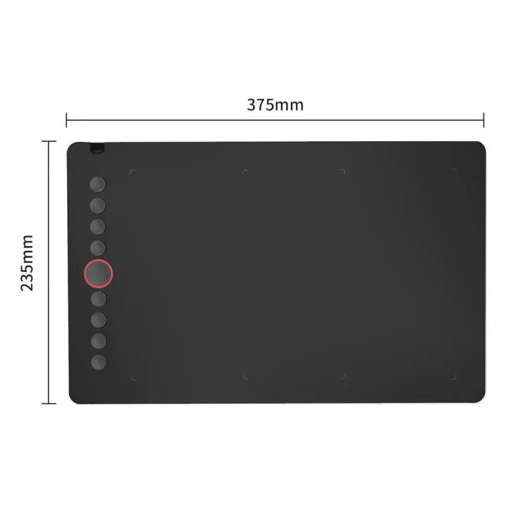 10Moons I6 Digital Drawing Tablet Compatible With Mobile Phones Computers(Black) Vitrax