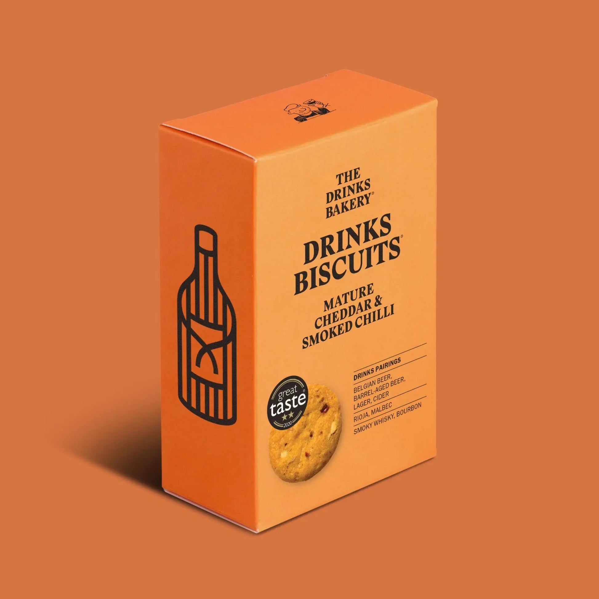 Mature Cheddar & Smoked Chilli Drinks Biscuits The Drinks Bakery