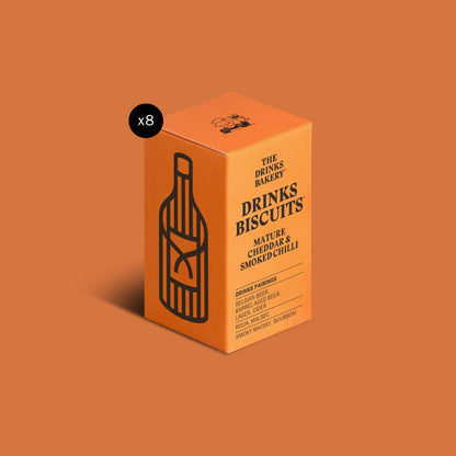 Mature Cheddar & Smoked Chilli Drinks Biscuits The Drinks Bakery