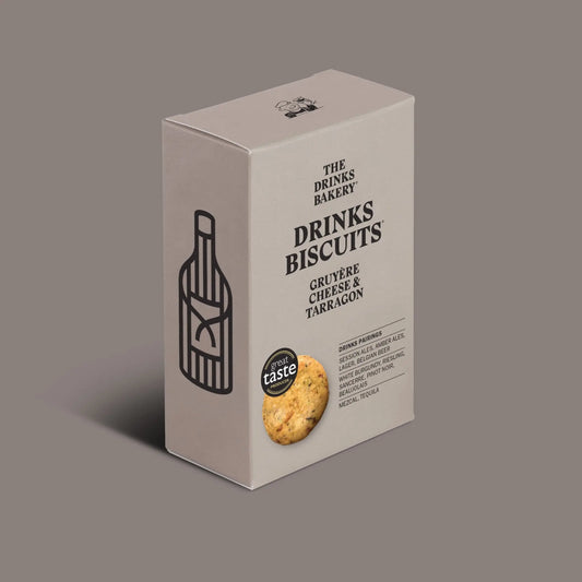 Gruyère Cheese & Tarragon Drinks Biscuits The Drinks Bakery