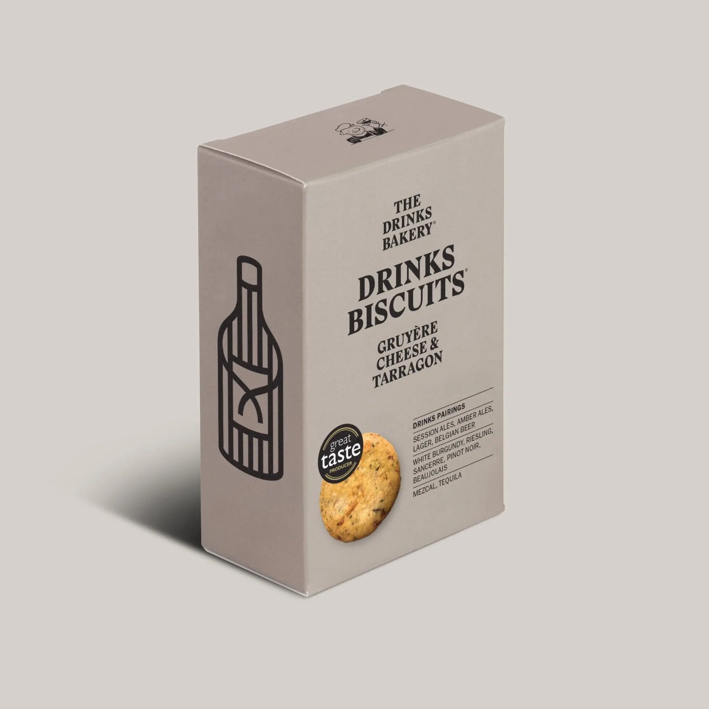 Gruyère Cheese & Tarragon Drinks Biscuits The Drinks Bakery