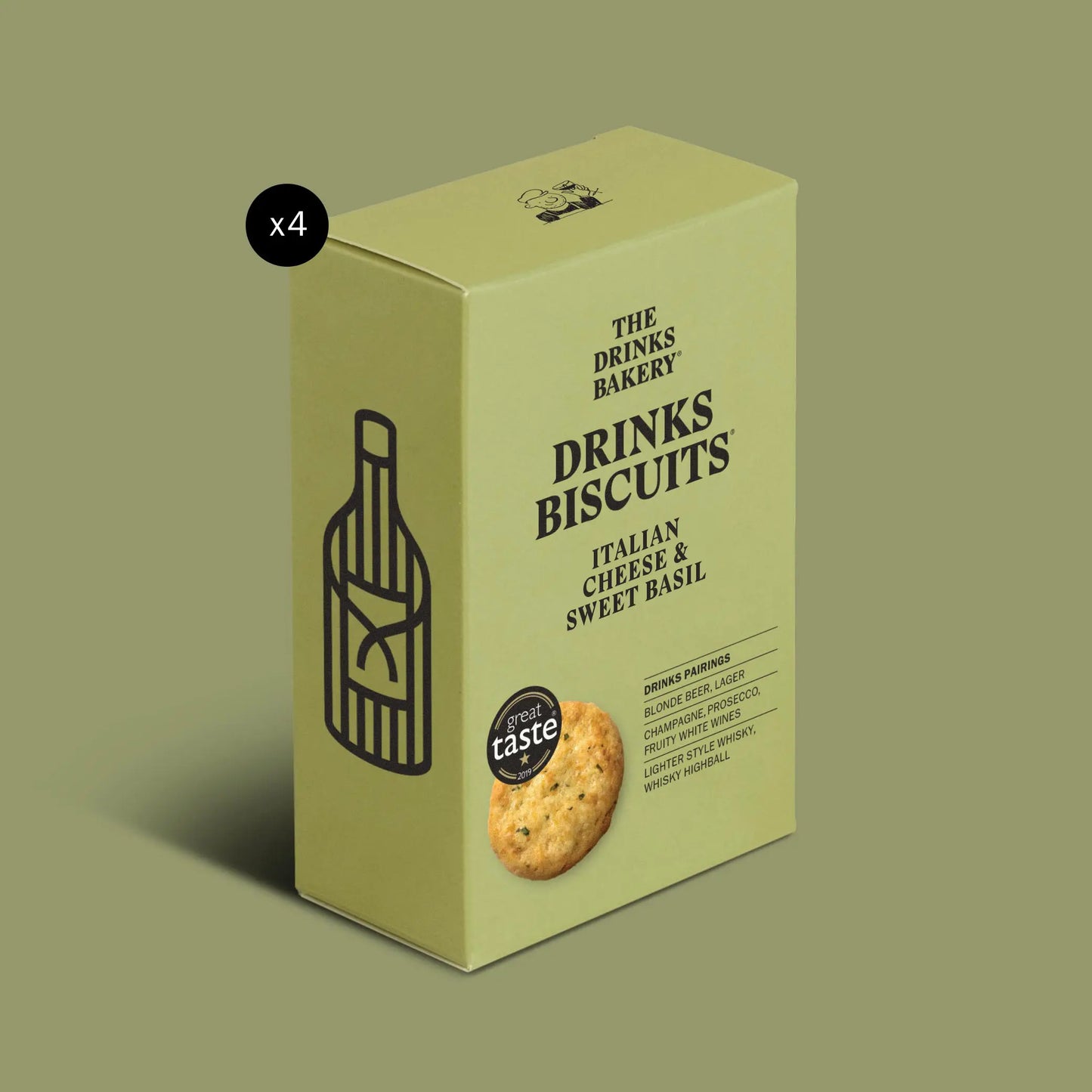 Italian Cheese & Sweet Basil Drinks Biscuits The Drinks Bakery