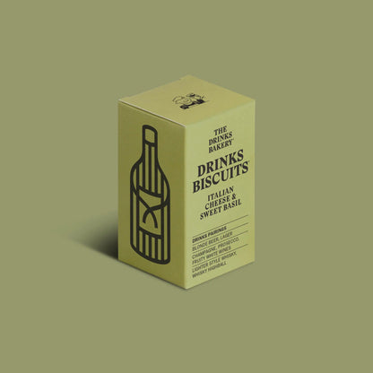 Italian Cheese & Sweet Basil Drinks Biscuits The Drinks Bakery