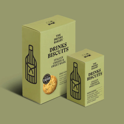 Italian Cheese & Sweet Basil Drinks Biscuits The Drinks Bakery