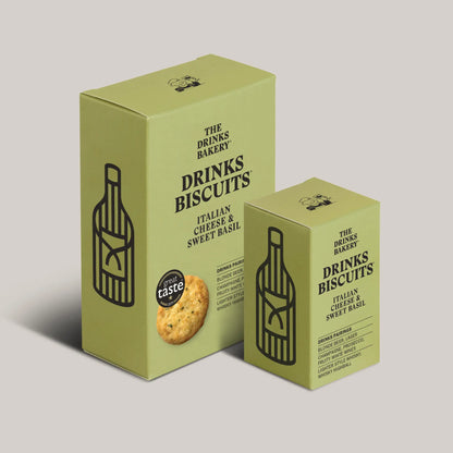 Italian Cheese & Sweet Basil Drinks Biscuits The Drinks Bakery