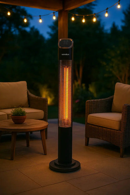 Infrared Patio Heater with Remote Control Senelux