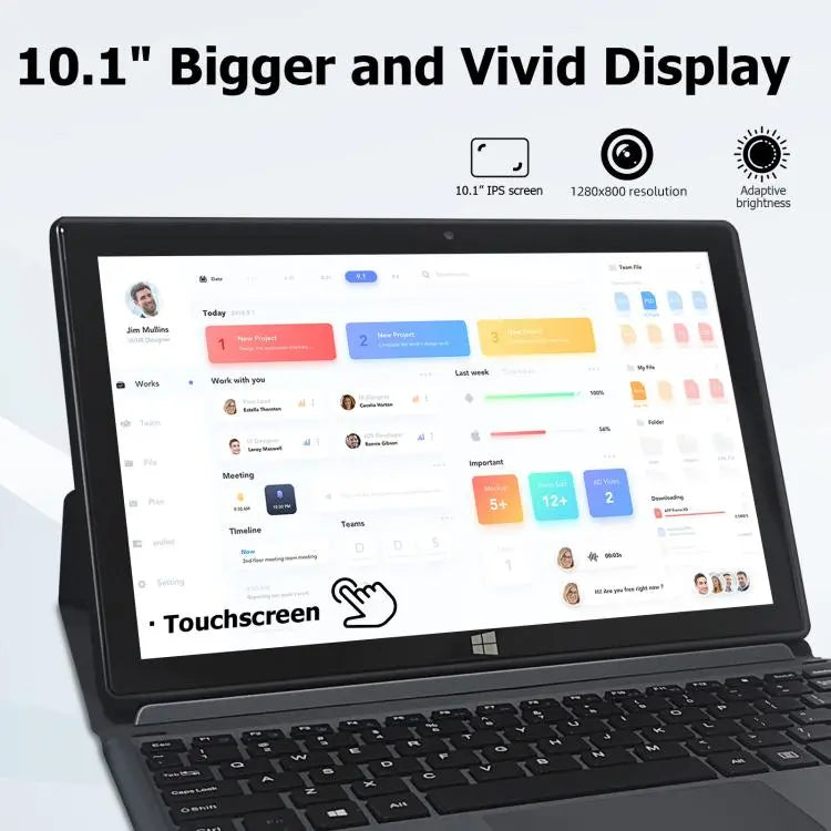 Windows 10, Intel Celeron J3455 Quad Core, Support TF Card & HDMI & Bluetooth & Dual WiFi, with Keyboard, N4000 4-Core 8GB+128GB with Keyboard Mira Sales