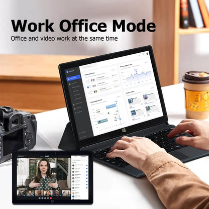 Windows 10, Intel Celeron J3455 Quad Core, Support TF Card & HDMI & Bluetooth & Dual WiFi, with Keyboard, N4000 4-Core 8GB+128GB with Keyboard Mira Sales