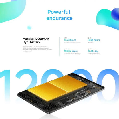 REDMI Pad 2 Pro 12.1 inch Tablet PC, 8GB+128GB, HyperOS 3, Snapdragon 7s Gen4 Octa Core CPU, 8GB+128GB Mira Sales