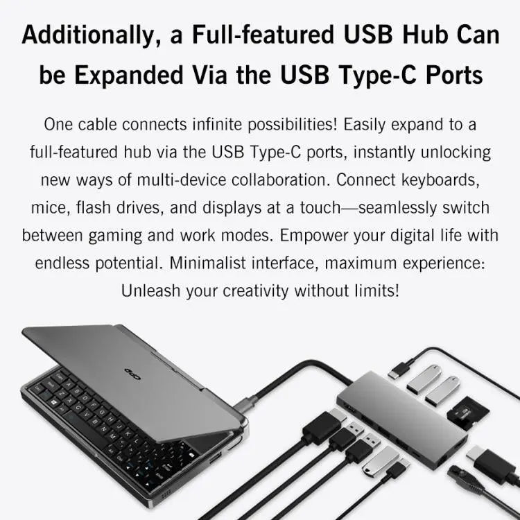 GPD MicroPC 2 Handheld Gaming PC, 16GB+512GB, 7 inch Windows 11 Pro Intel Processor N250, US Plug, WMC2573AU, WMC2573EU, WMC2573UK, WMC2573US Mira Sales