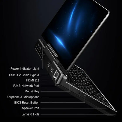 GPD MicroPC 2 Handheld Gaming PC, 16GB+512GB, 7 inch Windows 11 Pro Intel Processor N250, US Plug, WMC2573AU, WMC2573EU, WMC2573UK, WMC2573US Mira Sales