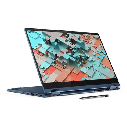 Lenovo ThinkBook 14s Yoga 1JCD Laptop, 14 inch, 16GB+512GB, Windows 10 Professional Edition, Intel Core i5-1135G7 Quad Core up to 4.2GHz, Support WiFi 6 & Bluetooth & HDMI, US Plug (Blue) Vitrax