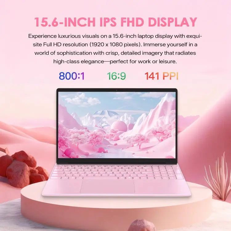 GXMO T152J 15.6 inch Laptop, 16GB+512GB, Windows 11 Pro Intel Celeron N5100 Quad Core, Support Fingerprint Unlock, UK Plug, 16GB+512GB, UK Plug Great Deal Offers