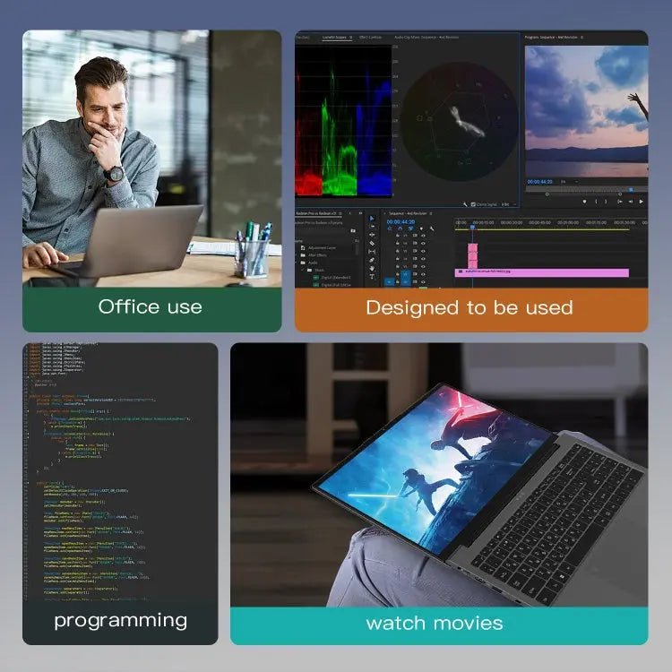 GXMO G156 15.6 inch Laptop, 16GB+512GB, Windows 11 AMD Ryzen 7 5825U Octa Core, Support Fingerprint Unlock, US Plug, 32GB+1TB Great Deal Offers