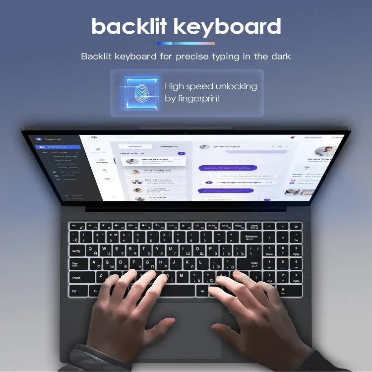 GXMO G156 15.6 inch Laptop, 16GB+512GB, Windows 11 AMD Ryzen 7 5825U Octa Core, Support Fingerprint Unlock, US Plug, 32GB+1TB Mira Sales