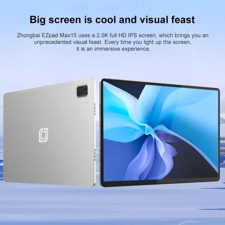 Jumper EZpad Max15 / Z1 Tablet PC, 8GB+256GB, 15 inch Android 14 OS MediaTek MT8781 Octa Core Network: 4G, US Plug Vitrax