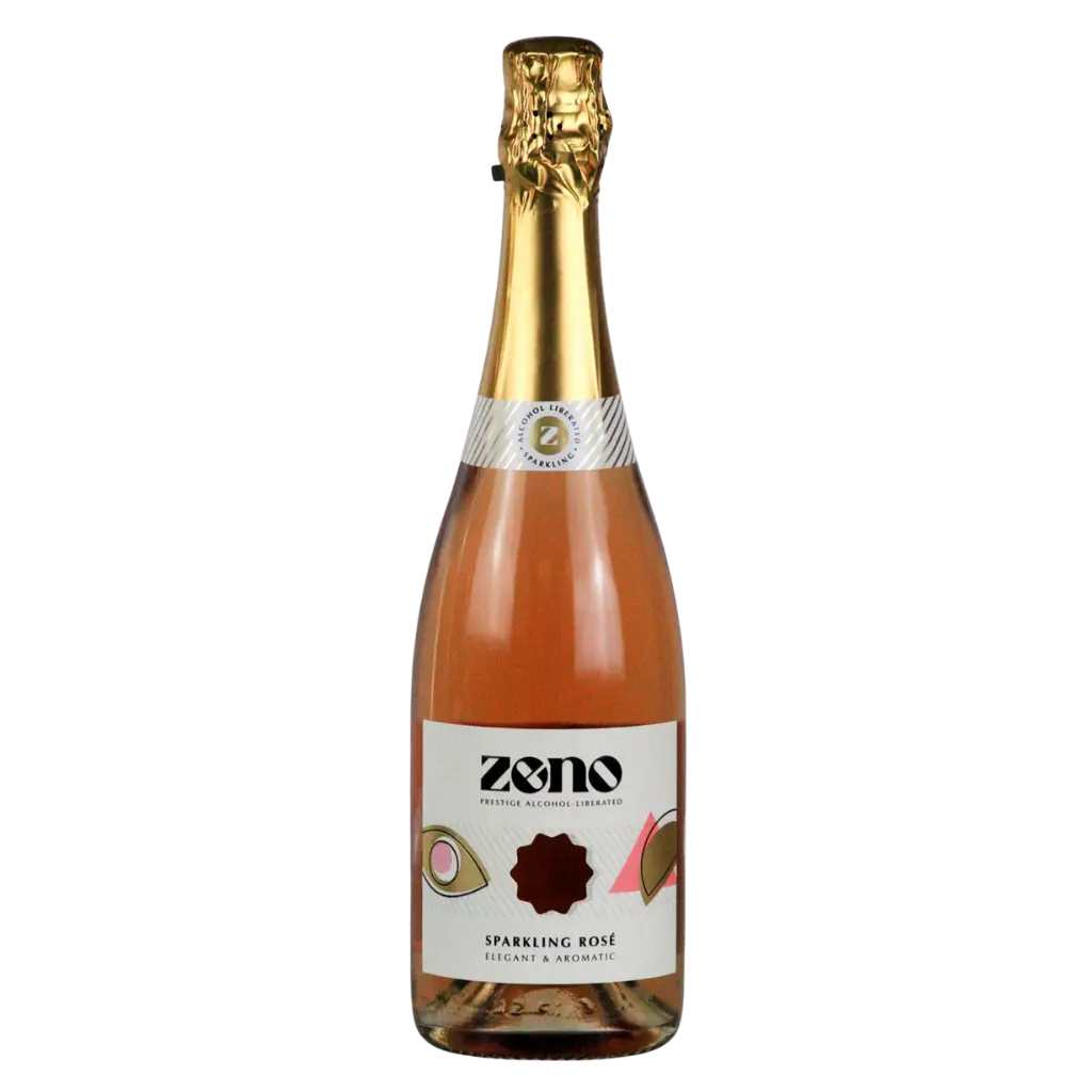 ZENO Alcohol Liberated Sparkling Rosé Wine 750ml Alcohol Free Drinks Company