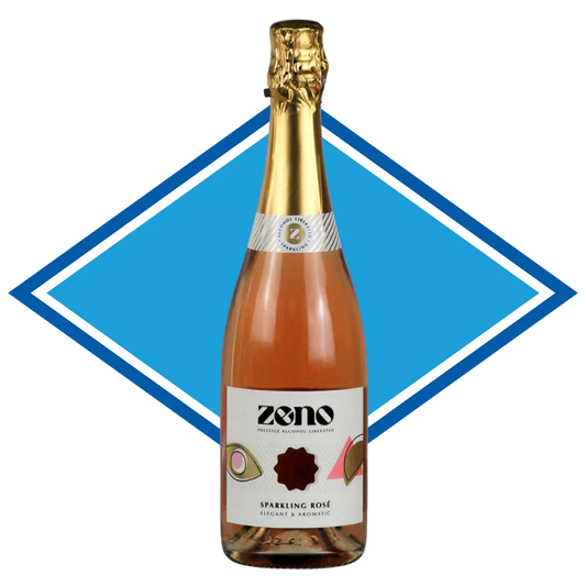 ZENO Alcohol Liberated Sparkling Rosé Wine 750ml Alcohol Free Drinks Company