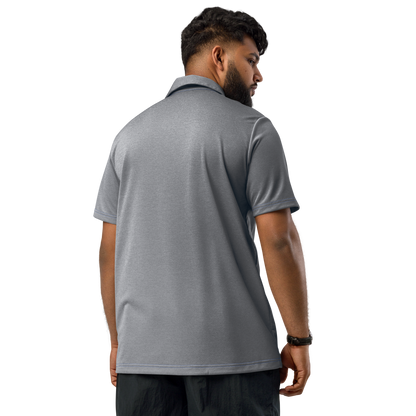 adidas space-dyed polo