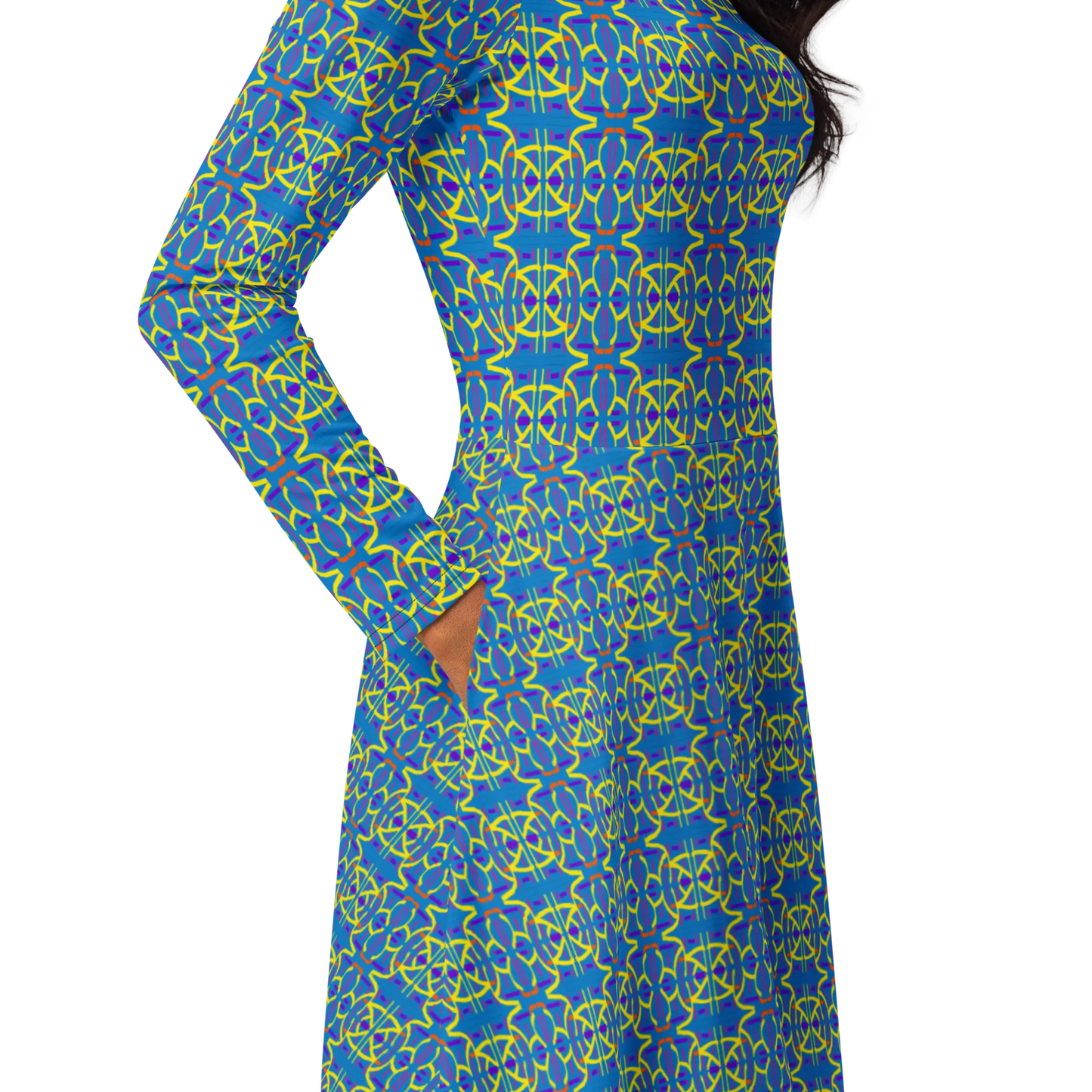 Direct long sleeve midi dress elte26 giftshop - elte26 Limited