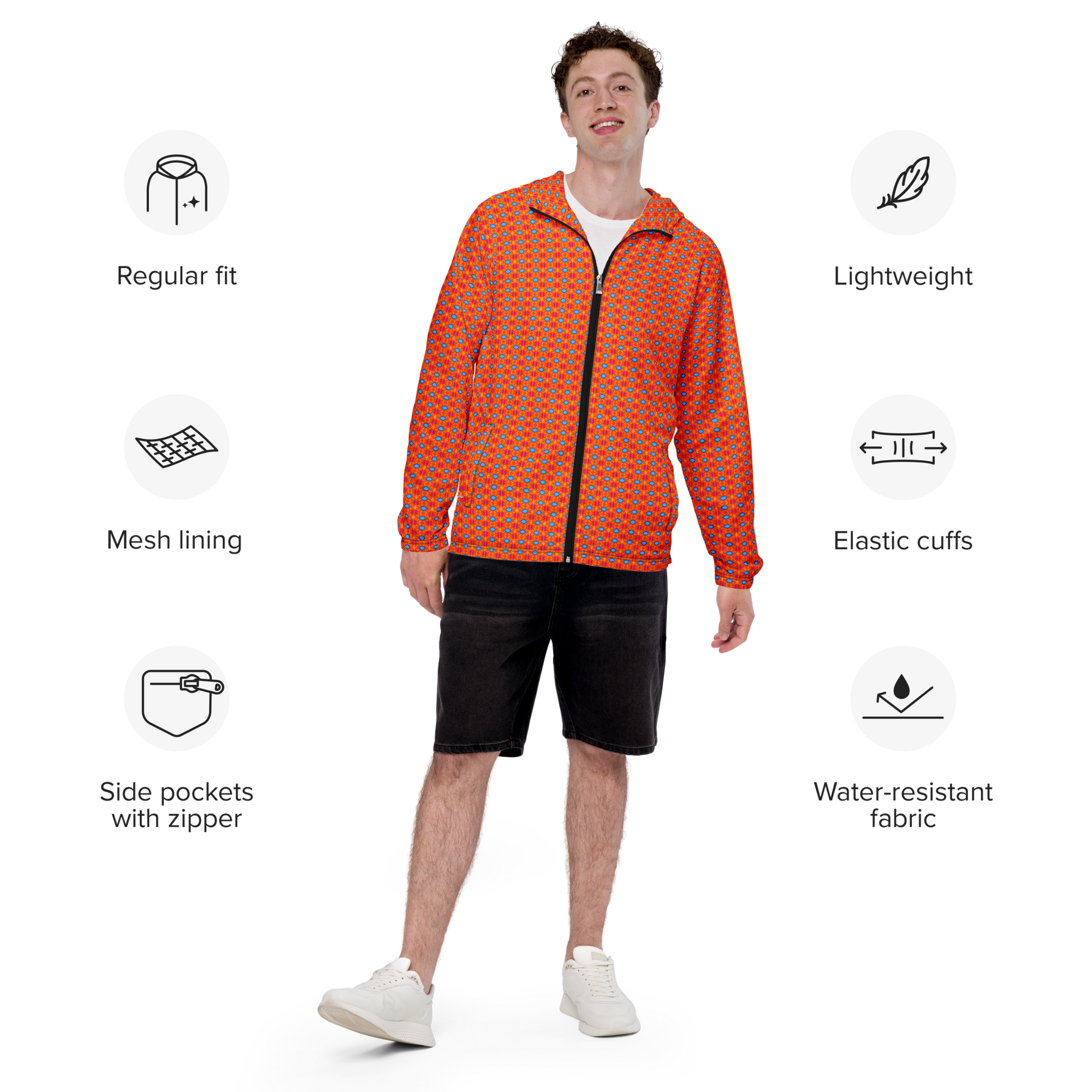 Te Amo Men’s windbreaker - First Home