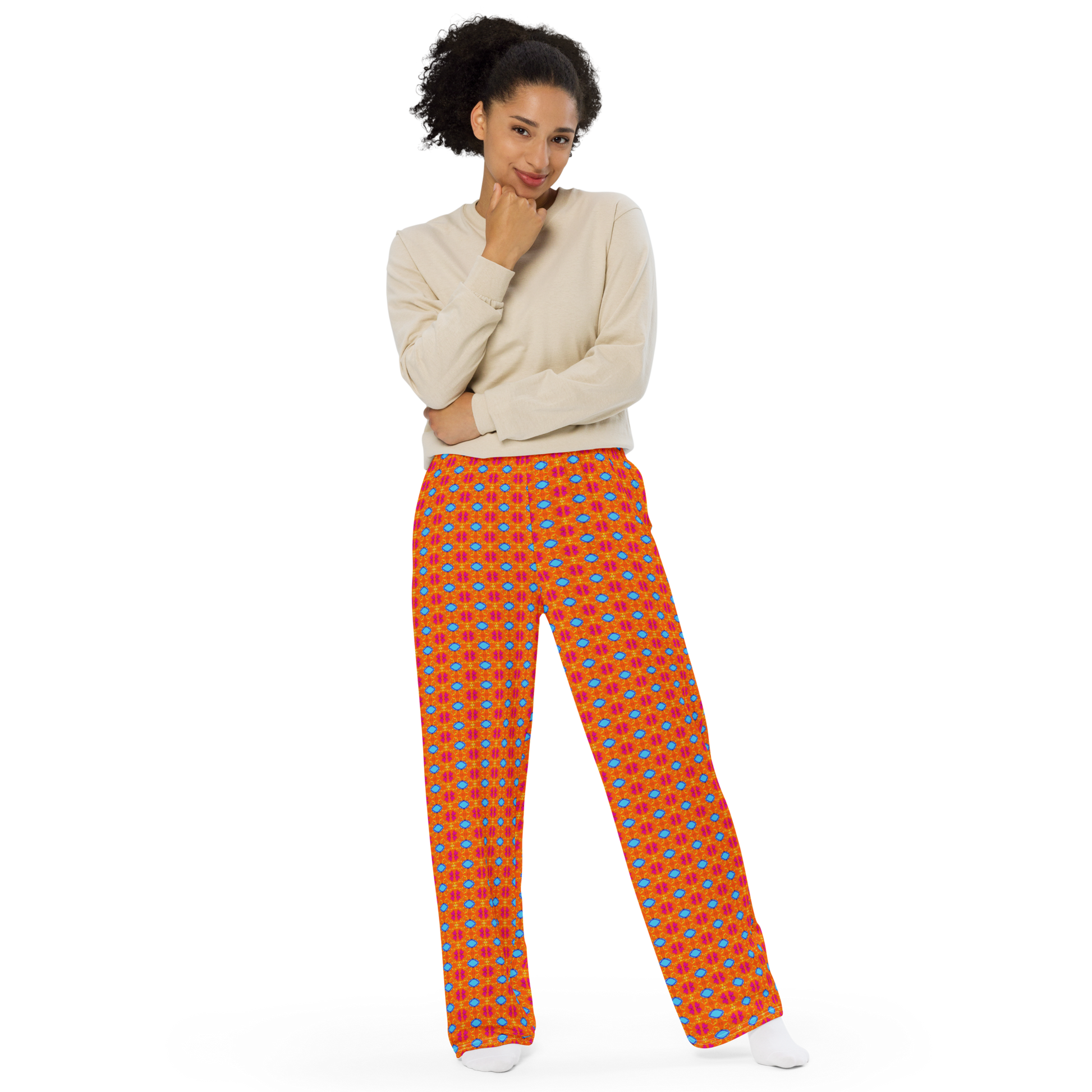 Te Amo unisex wide-leg pants - First Home Giftshop