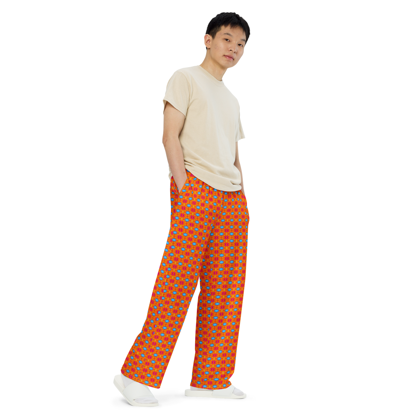 Te Amo unisex wide-leg pants - First Home Giftshop