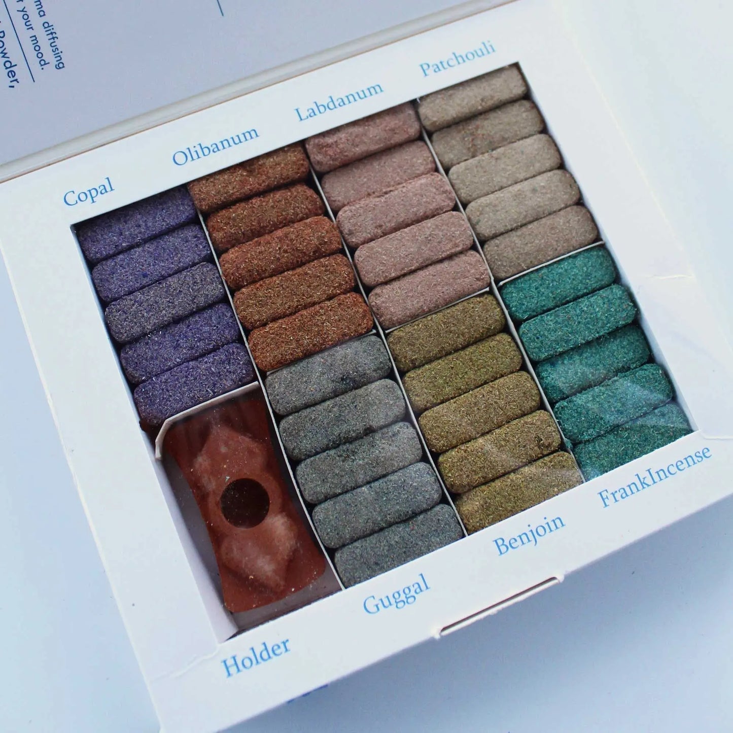 Display Set of 70 Incense Smudge Bricks and Burner - Wild West Scents & Soaks