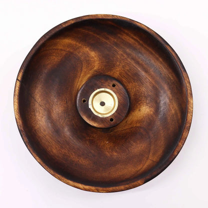 Incense Stick & Cone Burner Disc - Plain Blue Pirate