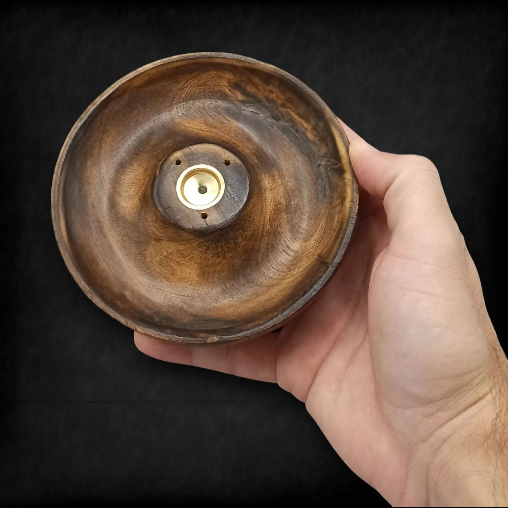 Incense Stick & Cone Burner Disc - Plain Blue Pirate