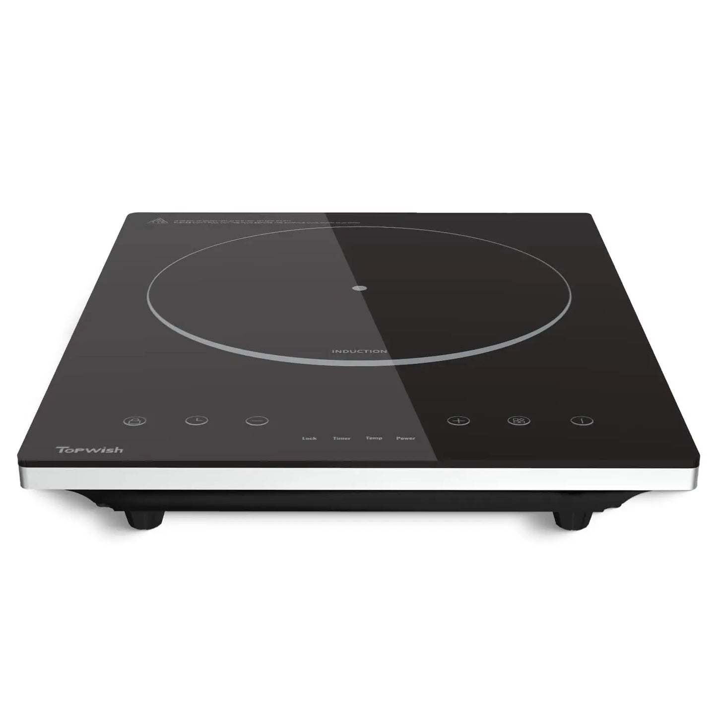 2200W Black Crystal Panel Induction Cooker Preciousvita