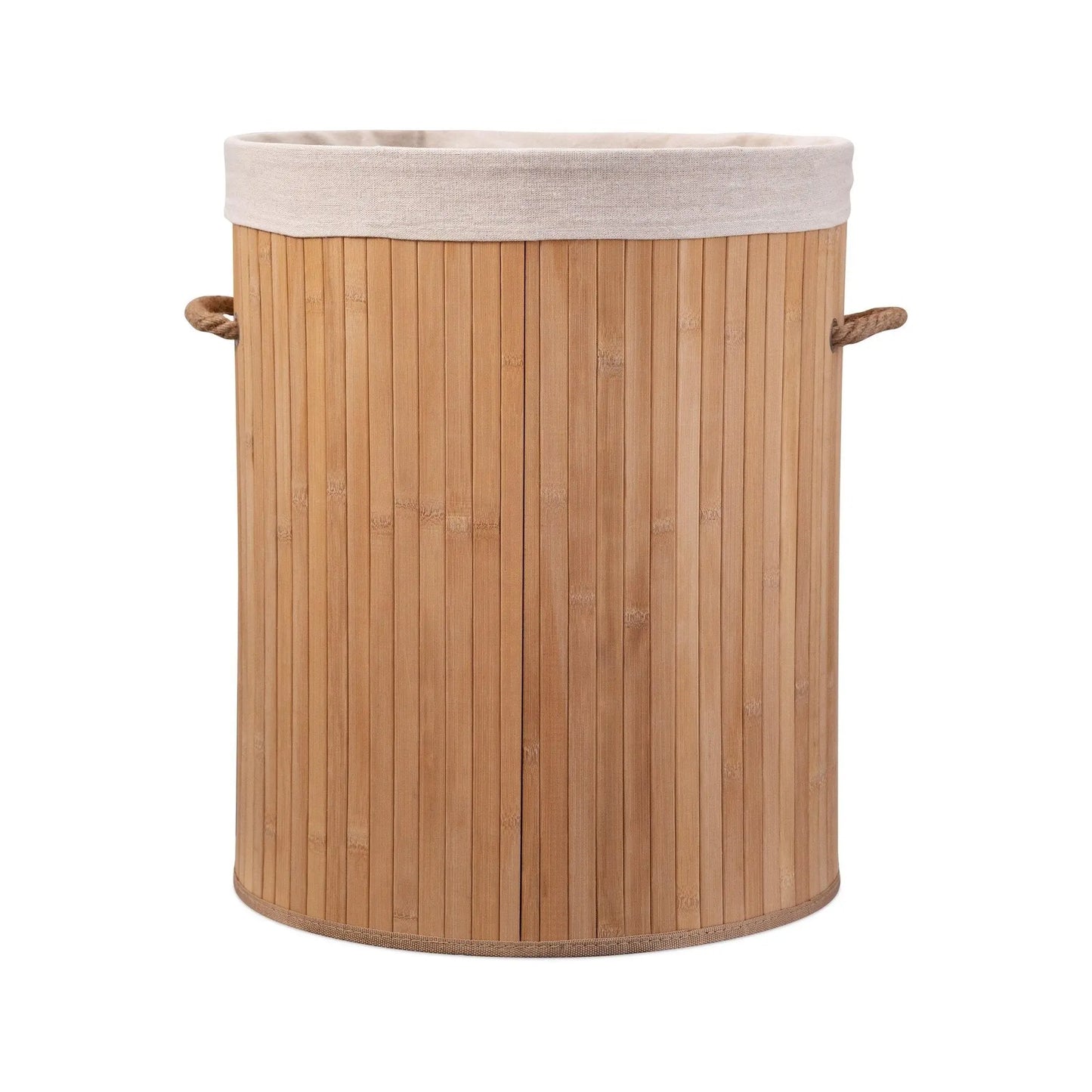 Eco Bath London Bamboo Laundry Basket with Lid and Removable Lining Eco Bath London