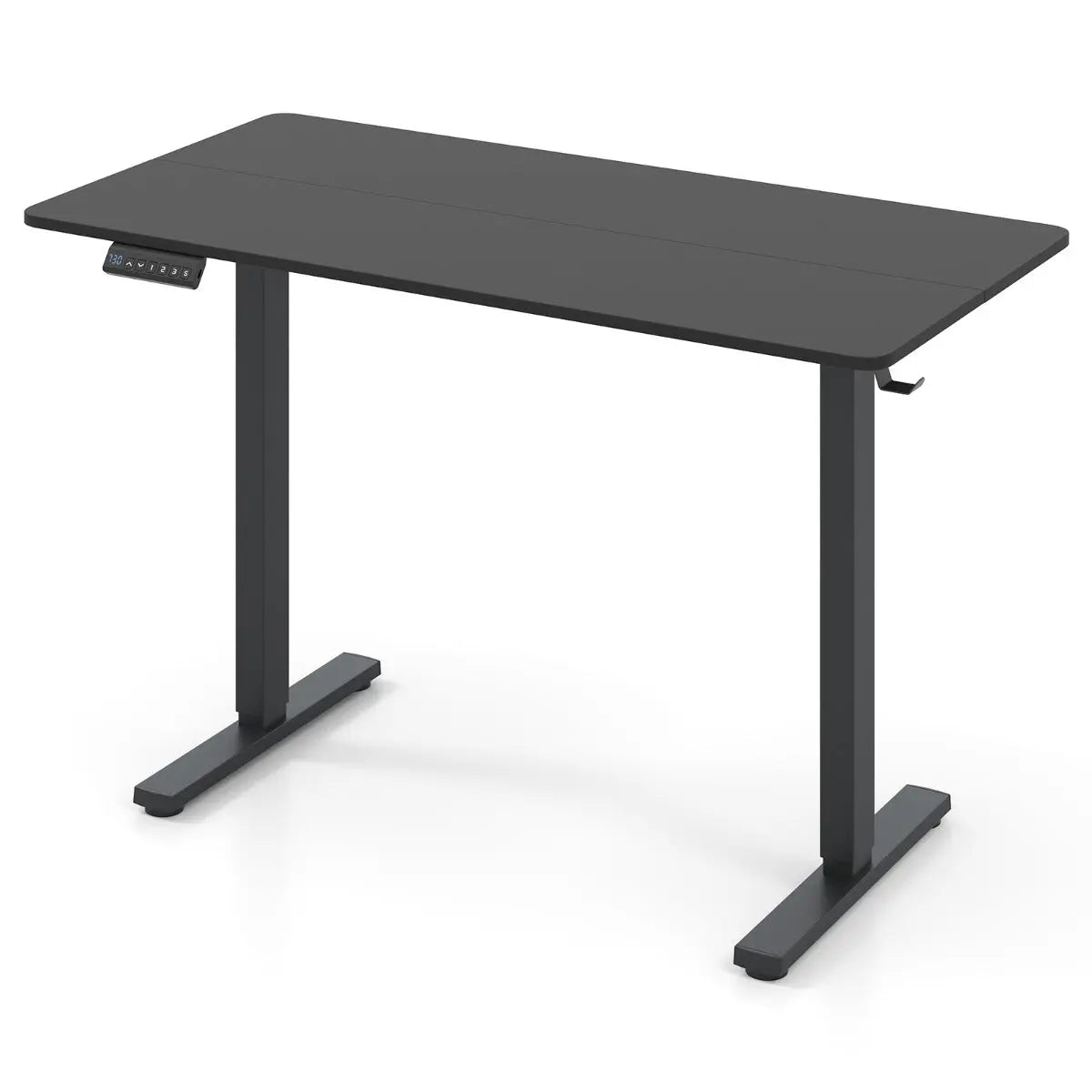 120 x 60 CM Electric Standing Computer Desk with 3 Memory Preset-Black Blue Pirate