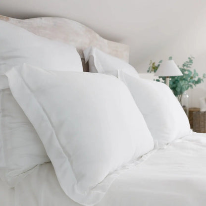 Fitted Sheet in Grey (Eucalyptus Silk) Ethical Bedding™
