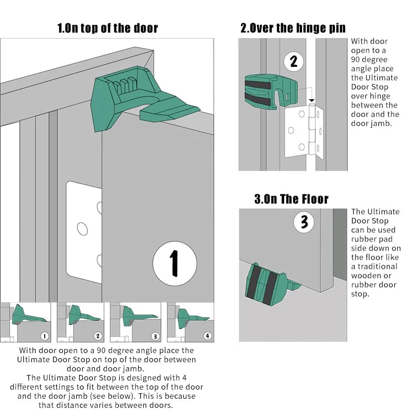 FMA Ultimate 3 Way Door Stop