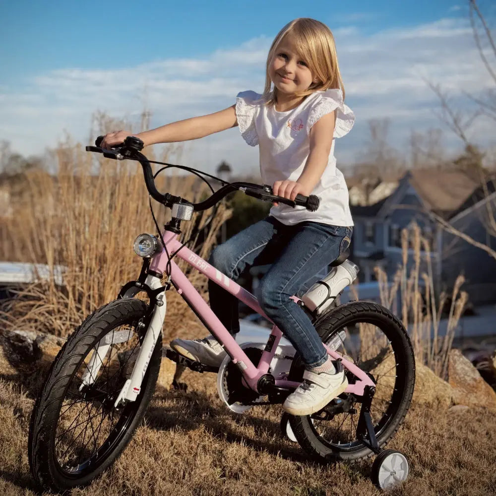 Glerc 16 Inch Kids Bike with Water Bottle - Fantacy GlercBikesUK