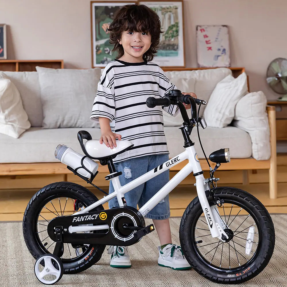 Glerc 16 Inch Kids Bike with Water Bottle - Fantacy GlercBikesUK