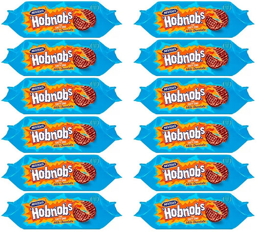 12 x Mcvities Milk Chocolate Hobnobs  - 262GM