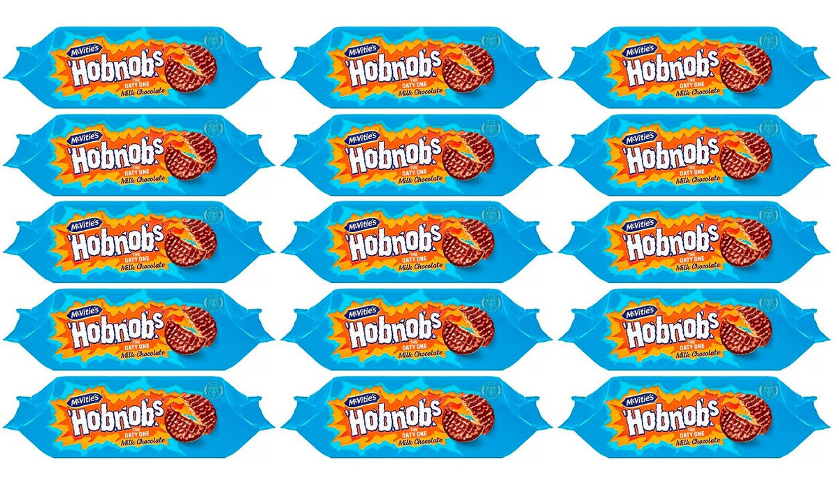 15 x Mcvities Milk Chocolate Hobnobs - 262GM