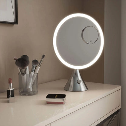 LumiGlam Pro Cosmetic Vanity Mirror in Chrome hollywood mirrors