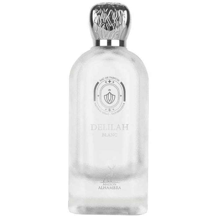 Maison Alhambra Delilah Blanc Eau de Parfum – Citrusy Floral Amber Musk for Women, 3.4 oz / 100 ml