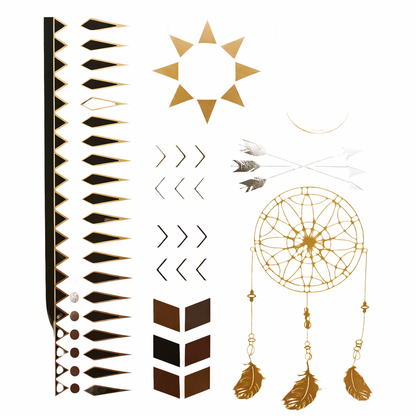 Mantra Metallic Tattoos