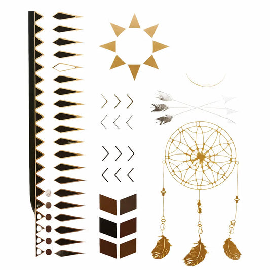 Mantra Metallic Tattoos WonkiWear