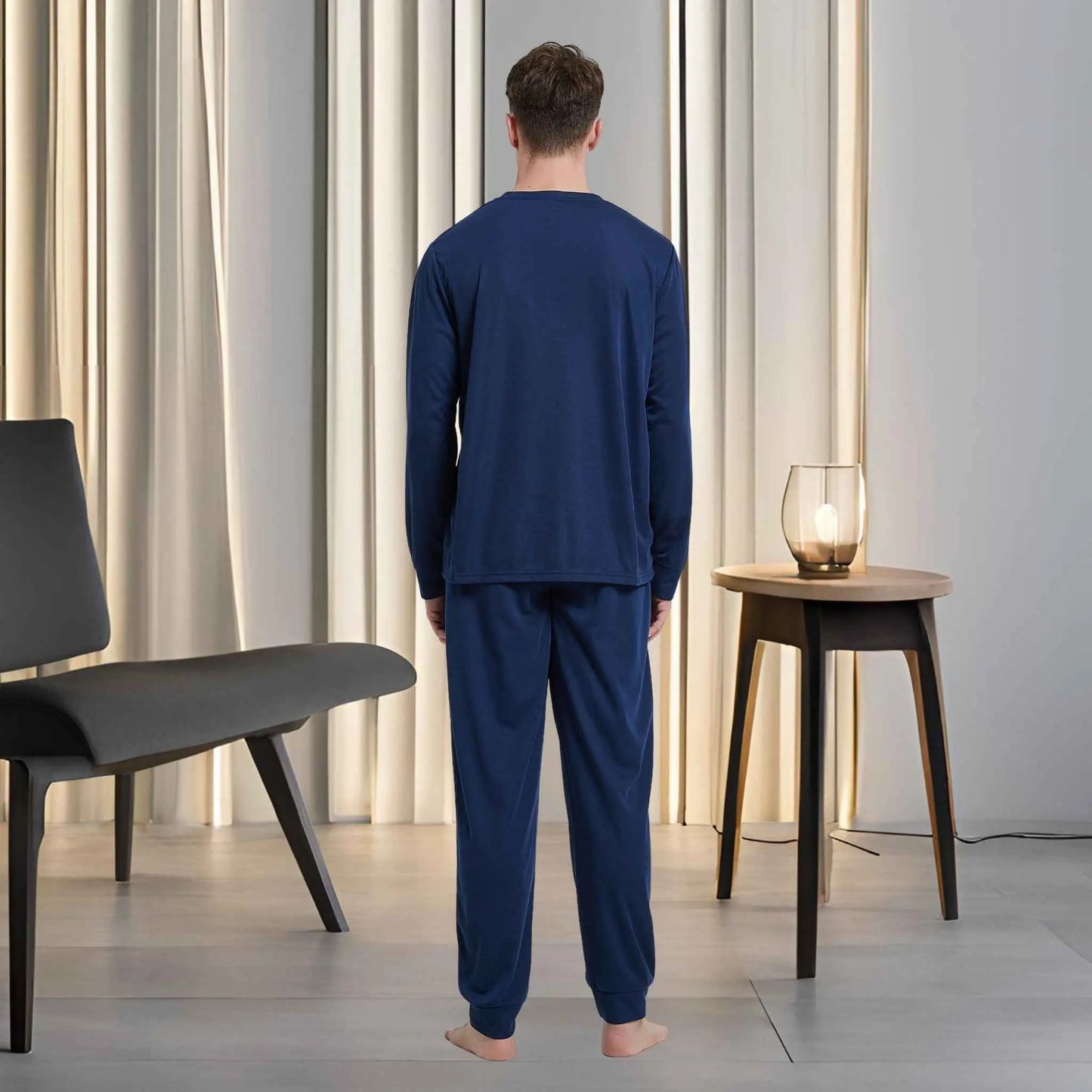 High-Quality Men's Pyjama Set in Soft Brushed Fabric SaneShoppe