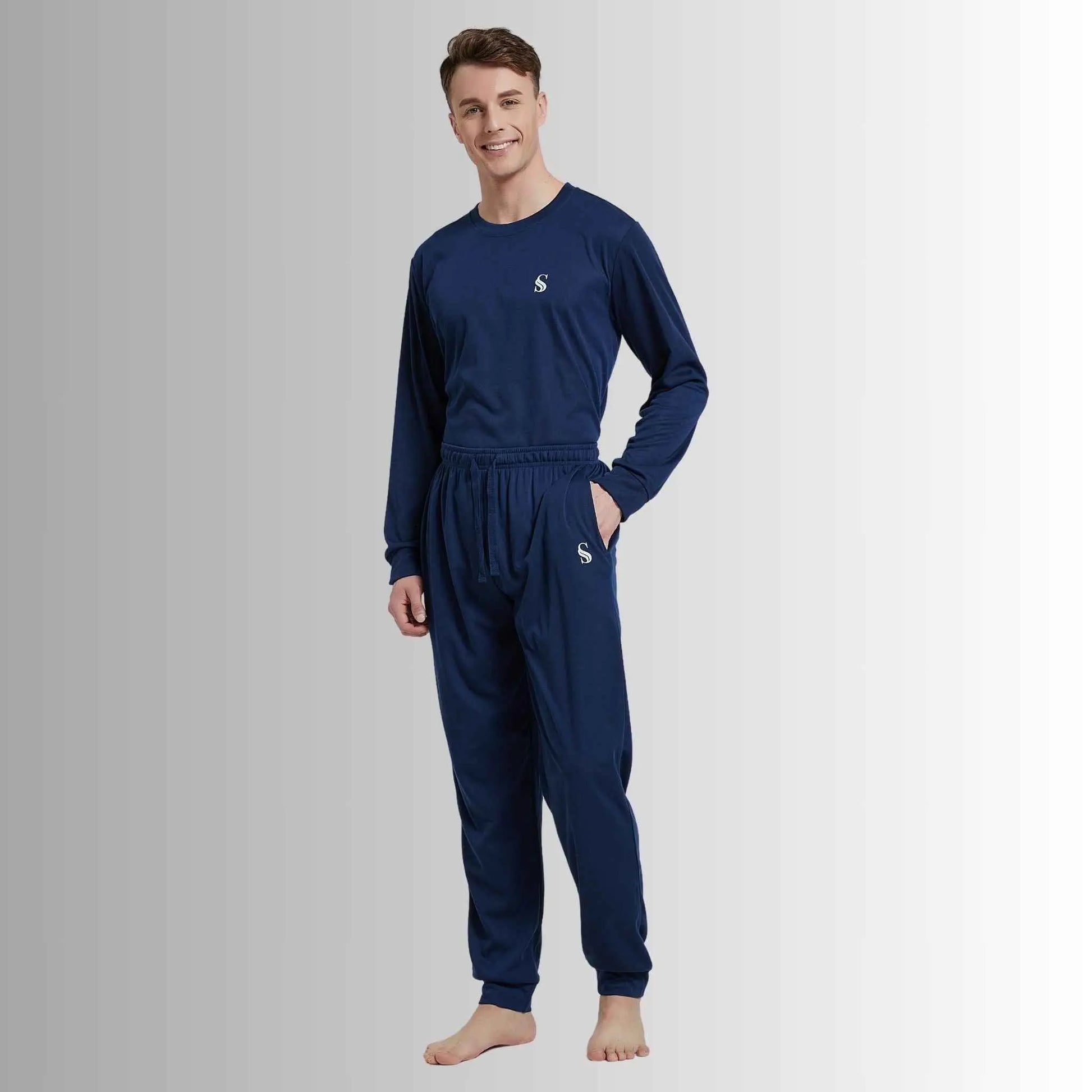 High-Quality Men's Pyjama Set in Soft Brushed Fabric SaneShoppe