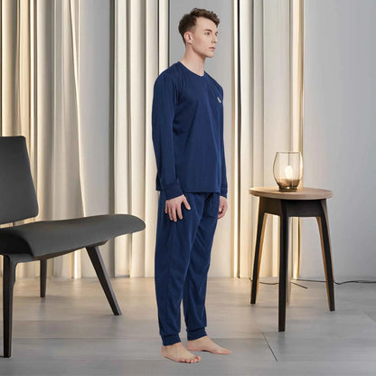 High-Quality Men's Pyjama Set in Soft Brushed Fabric SaneShoppe