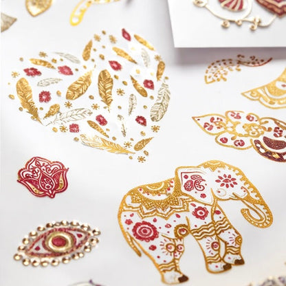 Loving Kindness Metallic Tattoos
